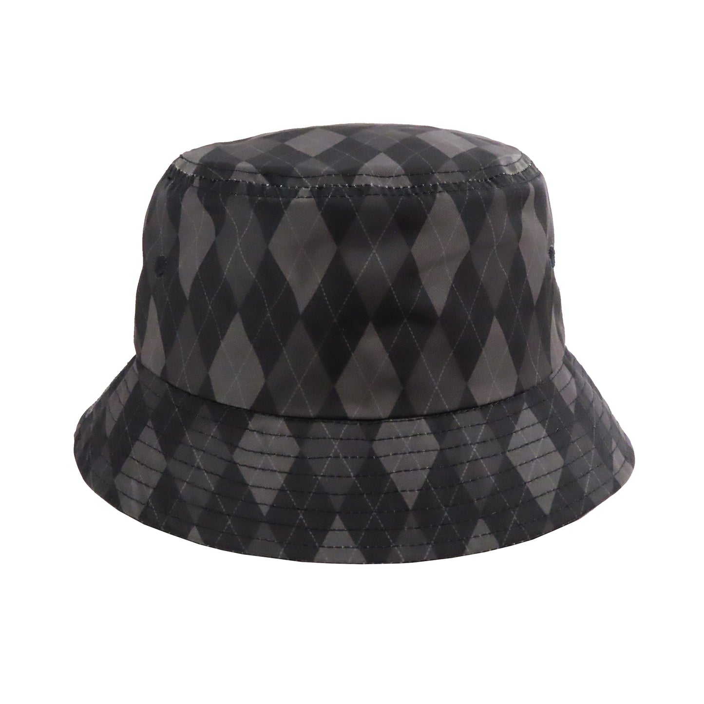 Pinner's Golf - Pin High Argyle Nylon Bucket Hat (Black)