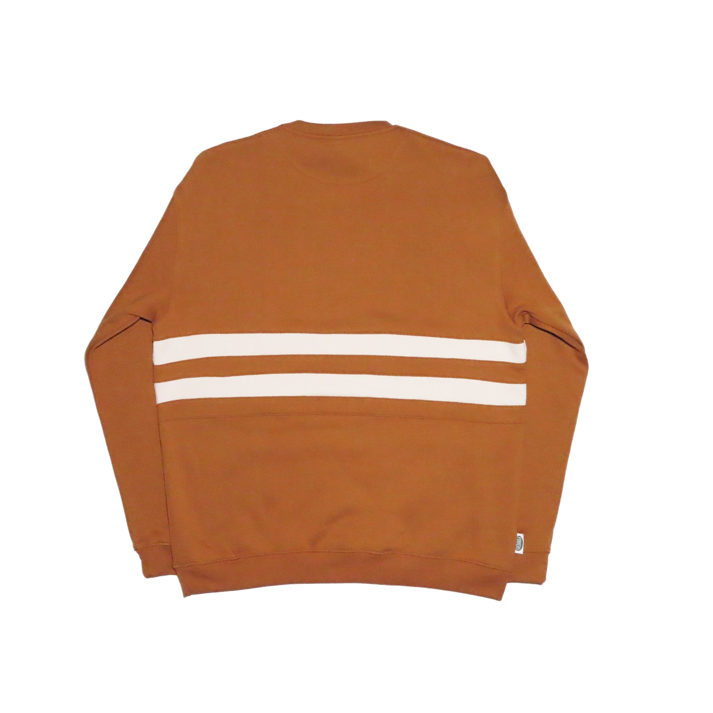 Pinner's Golf - Golden Buckets Badge Striped Crewneck Sweatshirt (Pinner's Gold)