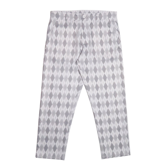 Pinner's Golf - OG Course Pant (White Argyle)