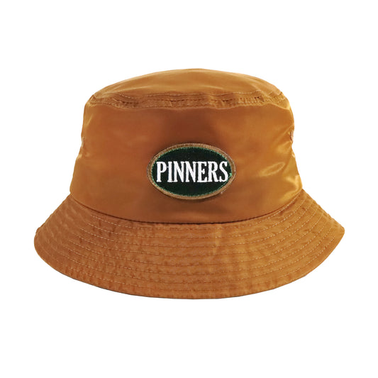 Pinner's Golf - OG Oval Patch Nylon Bucket Hat (Pinner's Gold)