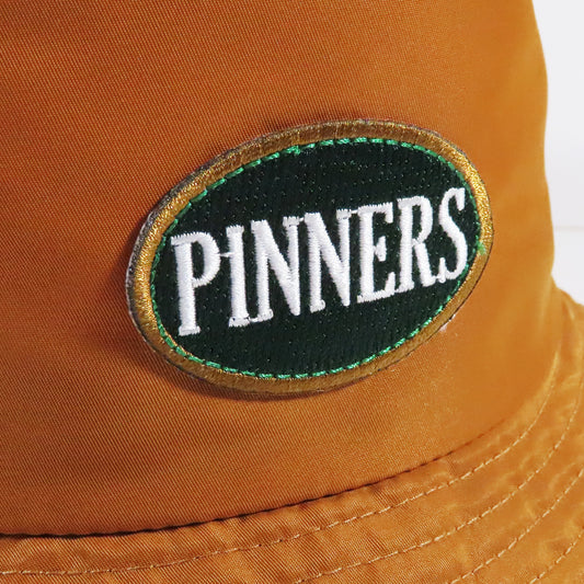 Pinner's Golf - OG Oval Patch Nylon Bucket Hat (Pinner's Gold)