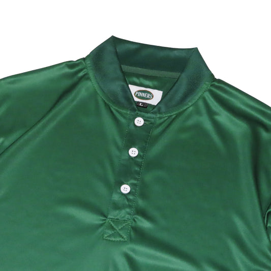 Pinner's Golf - Vintage Slim Fit Short Sleeve Henley Shirt (Pinner's Green)