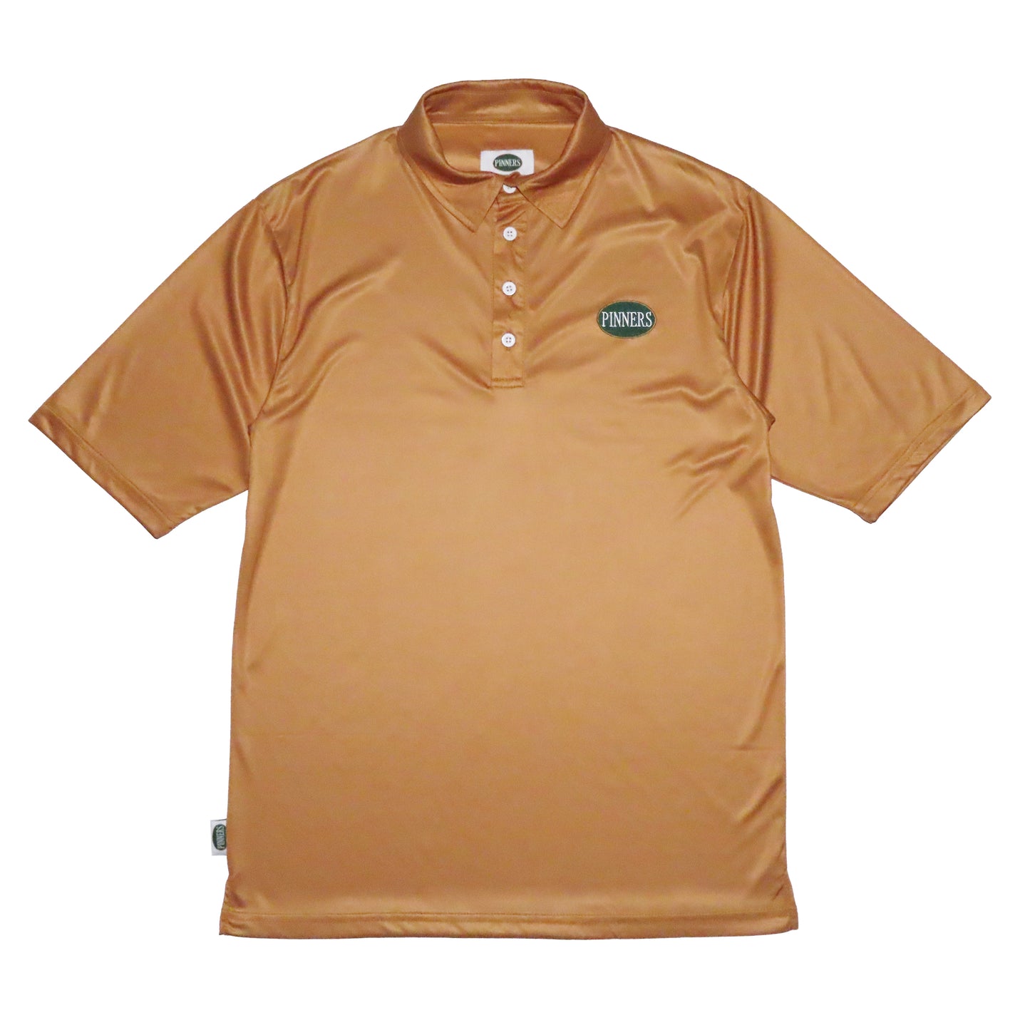 Pinner's Golf - OG Oval Patch Slim Fit Short Sleeve Polo Shirt (Pinner's Gold)