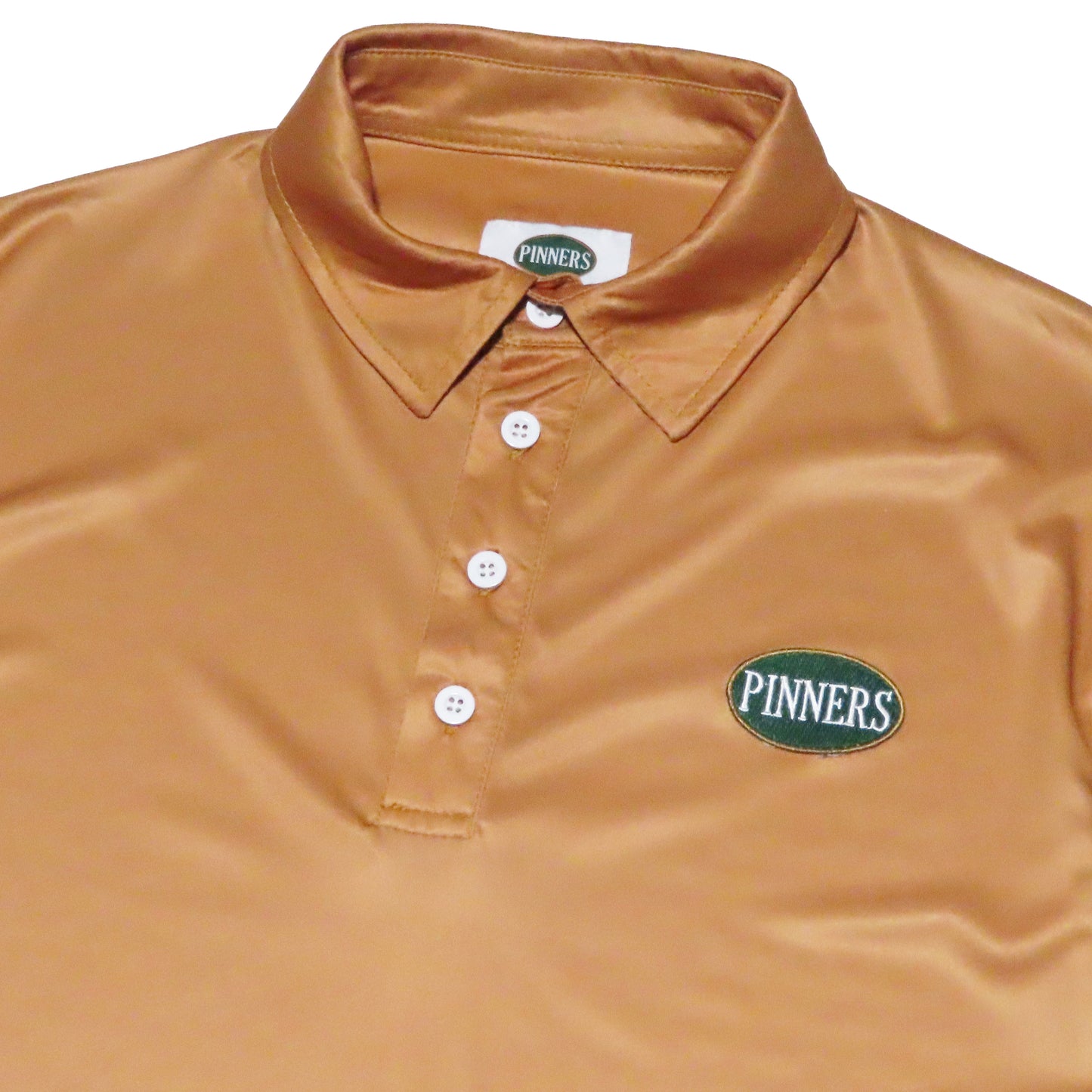 Pinner's Golf - OG Oval Patch Slim Fit Short Sleeve Polo Shirt (Pinner's Gold)