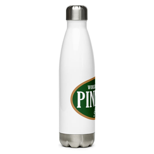 Pinner's Golf - OG Oval Plaque Stainless Steel Water Bottle (White)