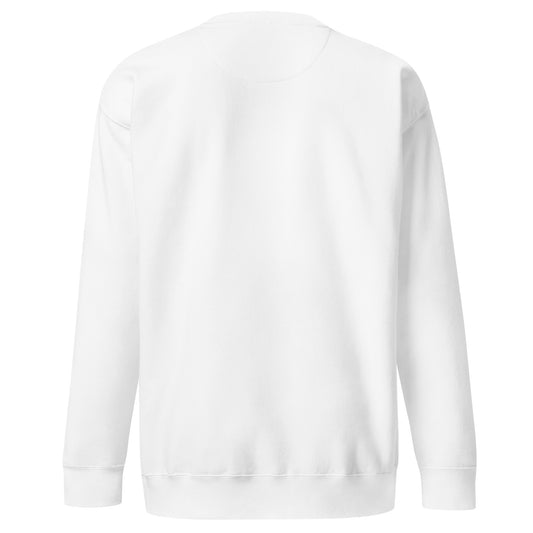 Pinner's Golf - Pin High Script Embroidered Crewneck Sweatshirt (White)