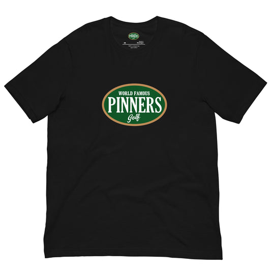 Pinner's Golf - OG Plaque Premium Short Sleeve T-Shirt (Black)