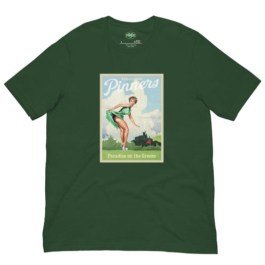 Pinner's Golf - Postcard #2 Premium Short Sleeve T-Shirt (Forest)