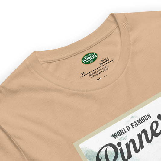 Pinner's Golf - Postcard #1 Premium Short Sleeve T-Shirt (Sand)