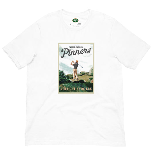 Pinner's Golf - Postcard #1 Premium Short Sleeve T-Shirt (White)